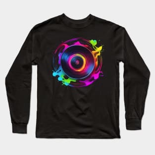 neon vinyl plate Long Sleeve T-Shirt